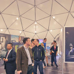 exposition in a tent